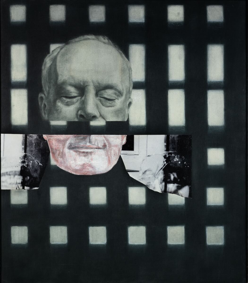 Portrait de Christophe Gallaz peint par Jean Lecoultre.
Jean Lecoultre, Composants dérivés n° 8 (Christophe Gallaz), 2005